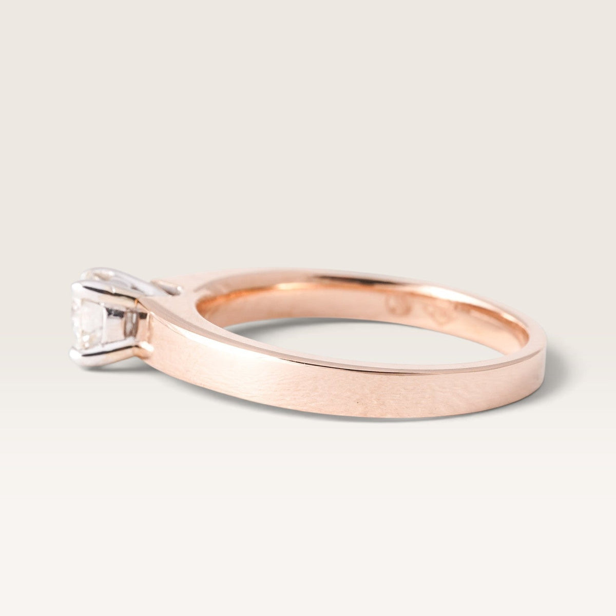 Fleur | 14K Diamant Solitaire Ring - Menina Amsterdam