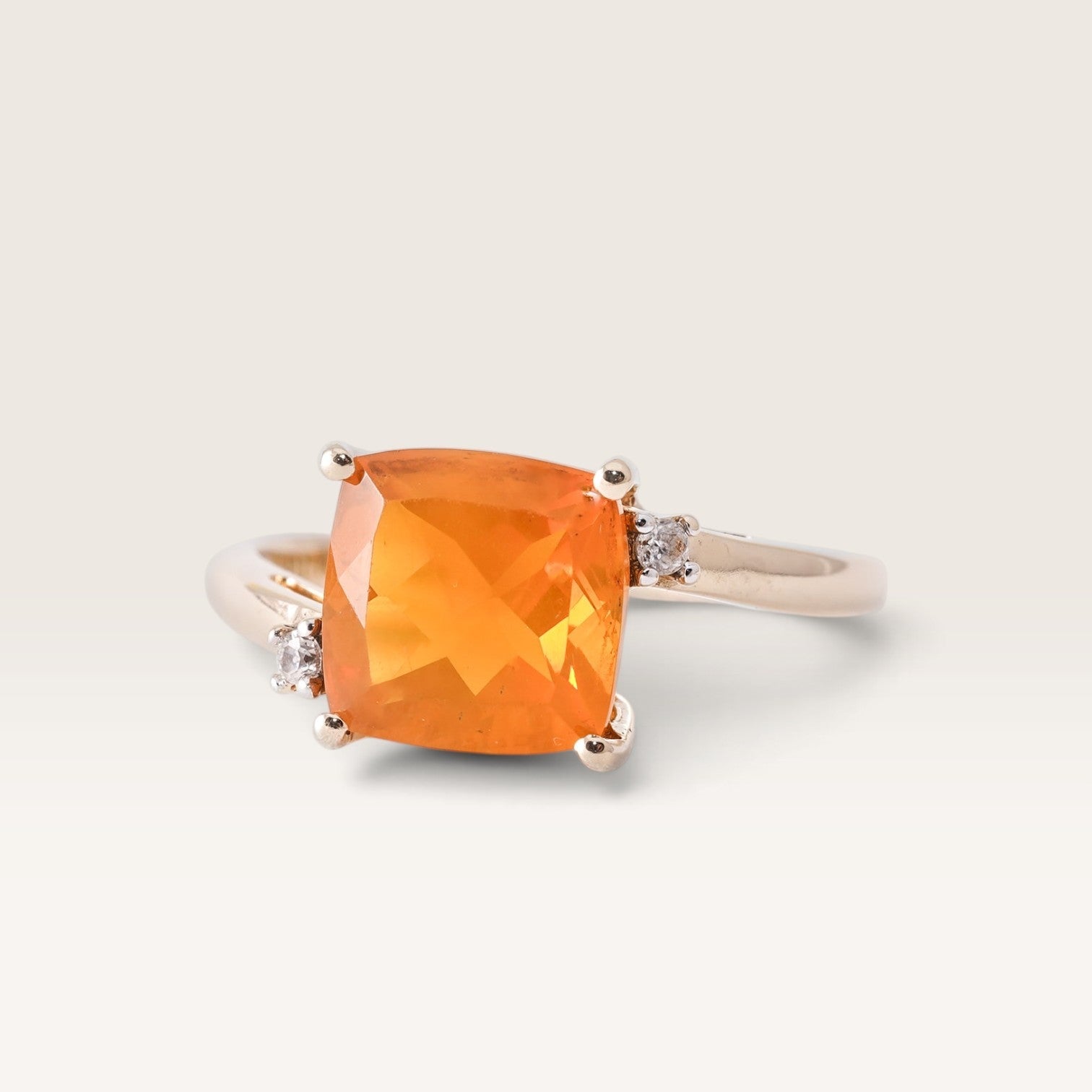 Fyrelis | Vintage Opaal & Saffier Ring - Menina Amsterdam