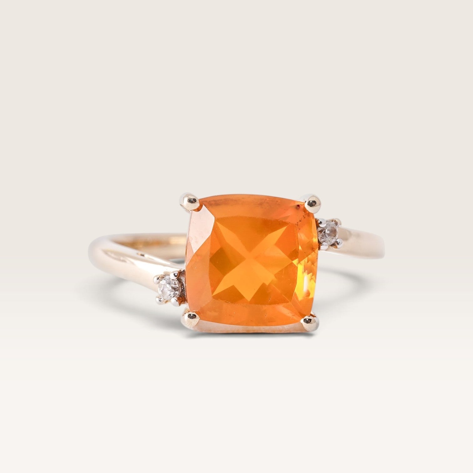 Fyrelis | Vintage Opaal & Saffier Ring - Menina Amsterdam