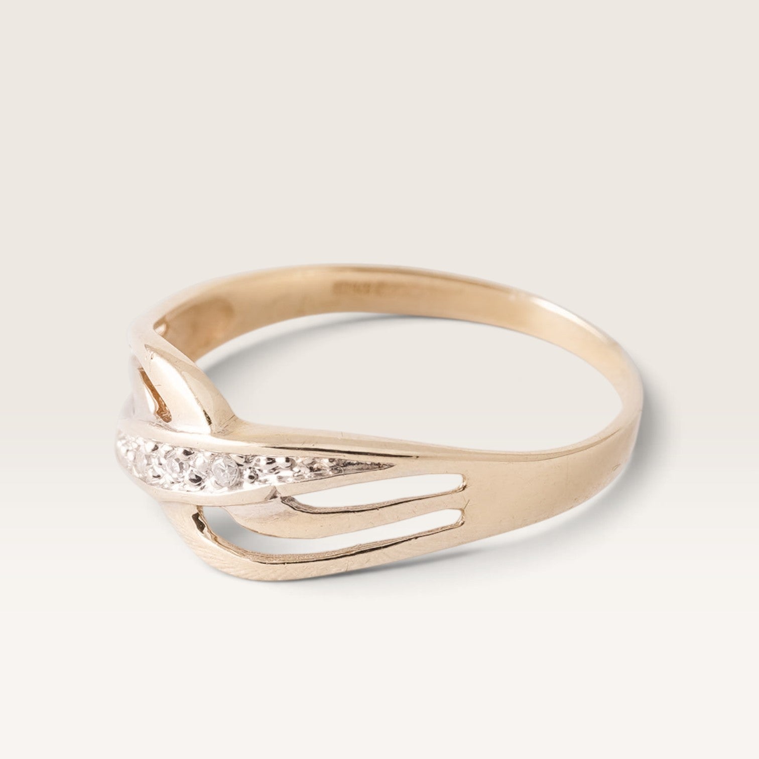 Katherine | Vintage Diamond Dress Ring - Menina Amsterdam