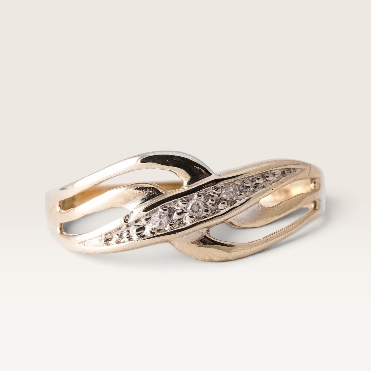 Katherine | Vintage Diamond Dress Ring - Menina Amsterdam