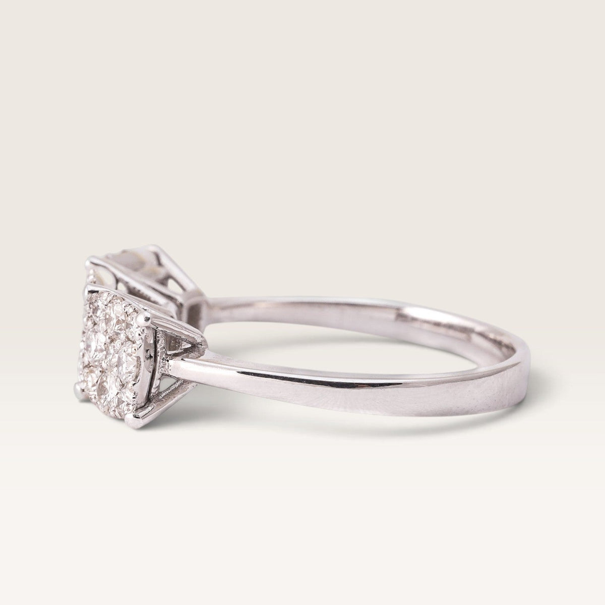Lydiana | 18K Diamant Driesteen Ring - Menina Amsterdam