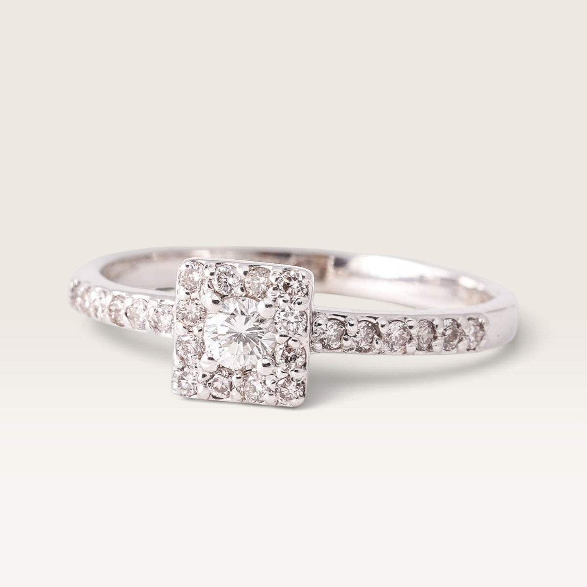 Maartje | 14K Diamant Solitair Ring - Menina Amsterdam