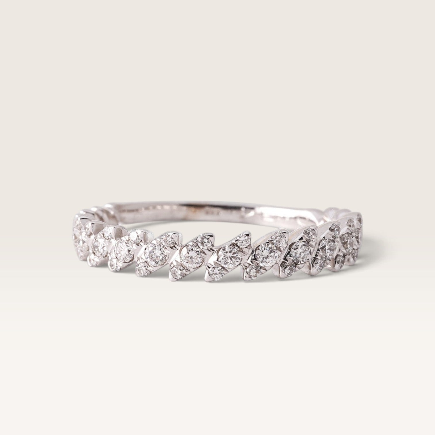 Nalei | 14K Diamant Half Eternity Ring - Menina Amsterdam