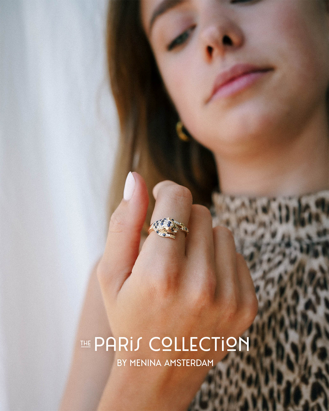 Chloé | 9K & 14K Saffier & Diamant Panter