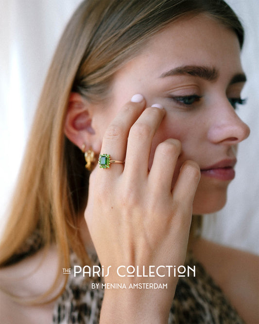 Camille | 9K & 14K Diopside Cluster