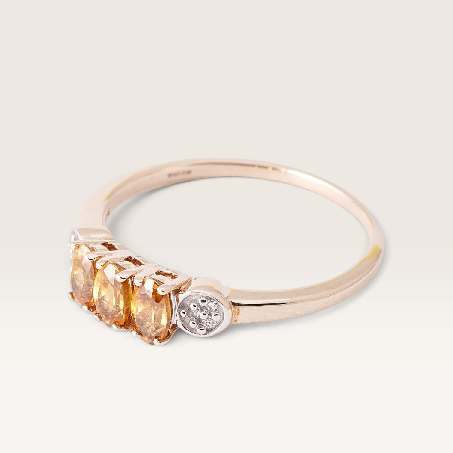 Sien | Vintage Titaniet en Diamant Dress Ring - Menina Amsterdam