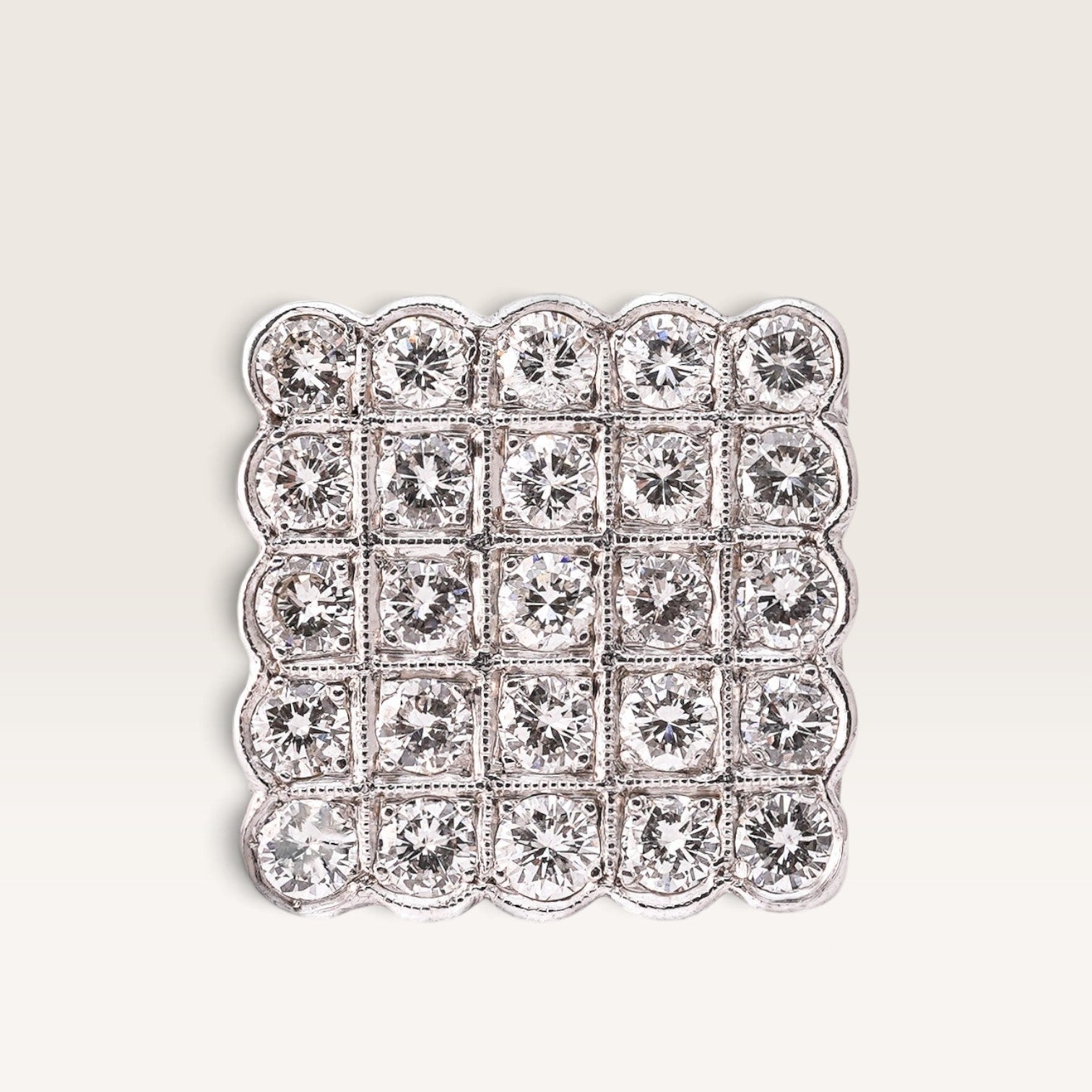 Talissa | 14K Diamond Pavé Ring - Menina Amsterdam