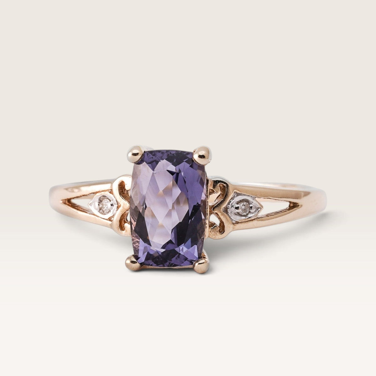 Vienne | Vintage Ioliet & Diamant Ring - Menina Amsterdam