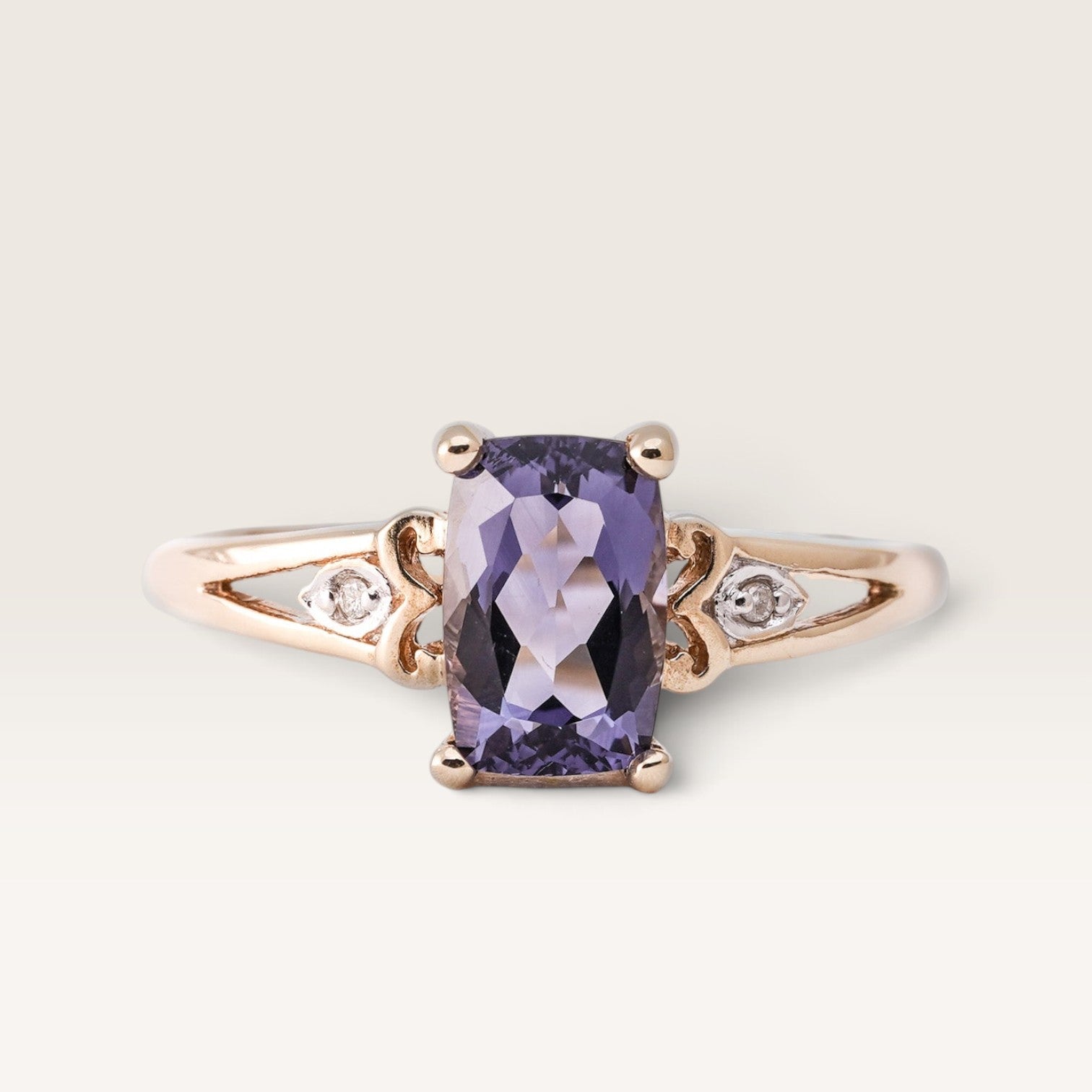 Vienne | Vintage Ioliet & Diamant Ring - Menina Amsterdam