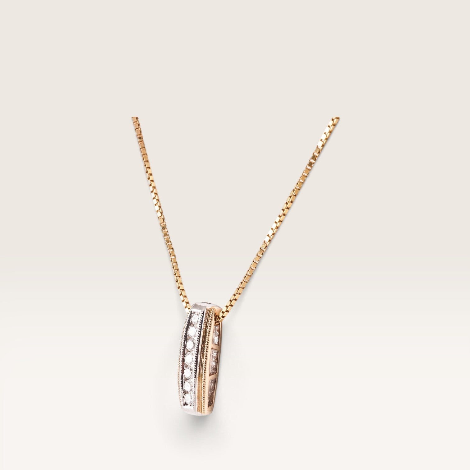 Aurélie | 14K Diamant Hanger - Menina Amsterdam