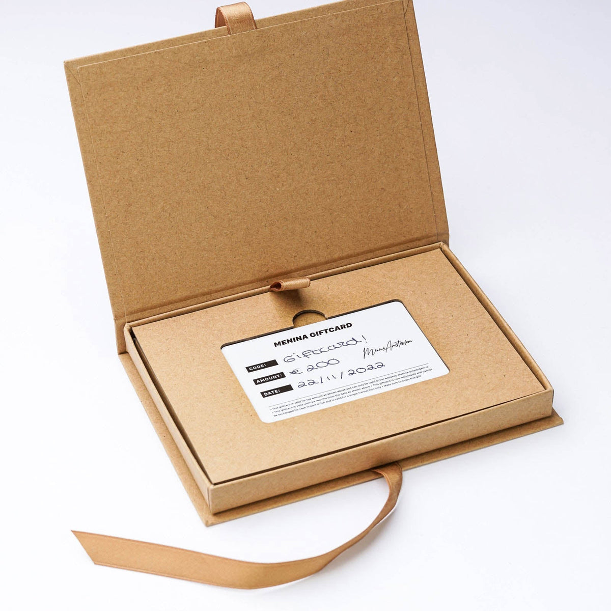 Cadeaubon - Menina Amsterdam