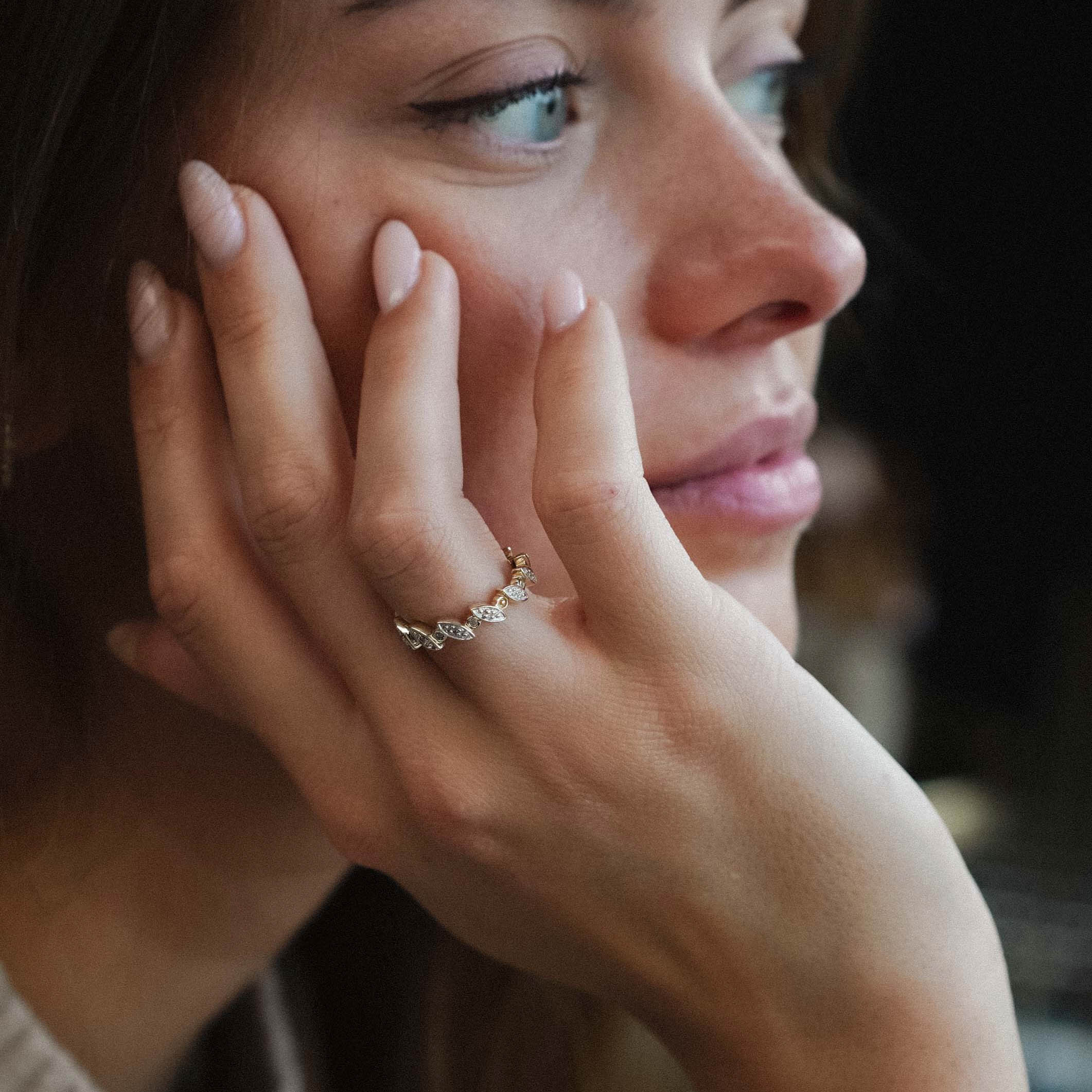 Isolde | Vintage Diamant Eternity Ring - Menina Amsterdam