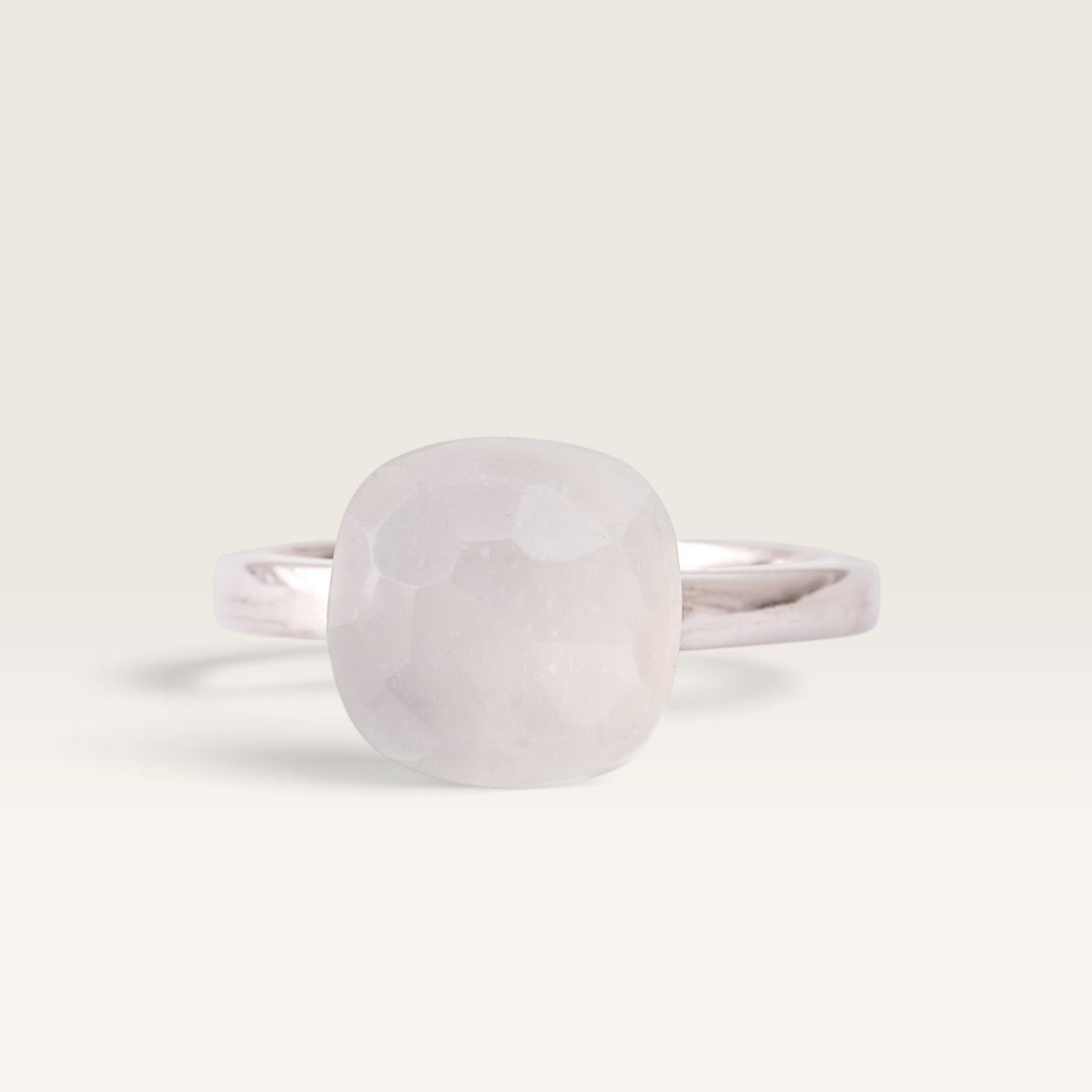 Liora | 14K Maansteen Solitaire Ring - Menina Amsterdam