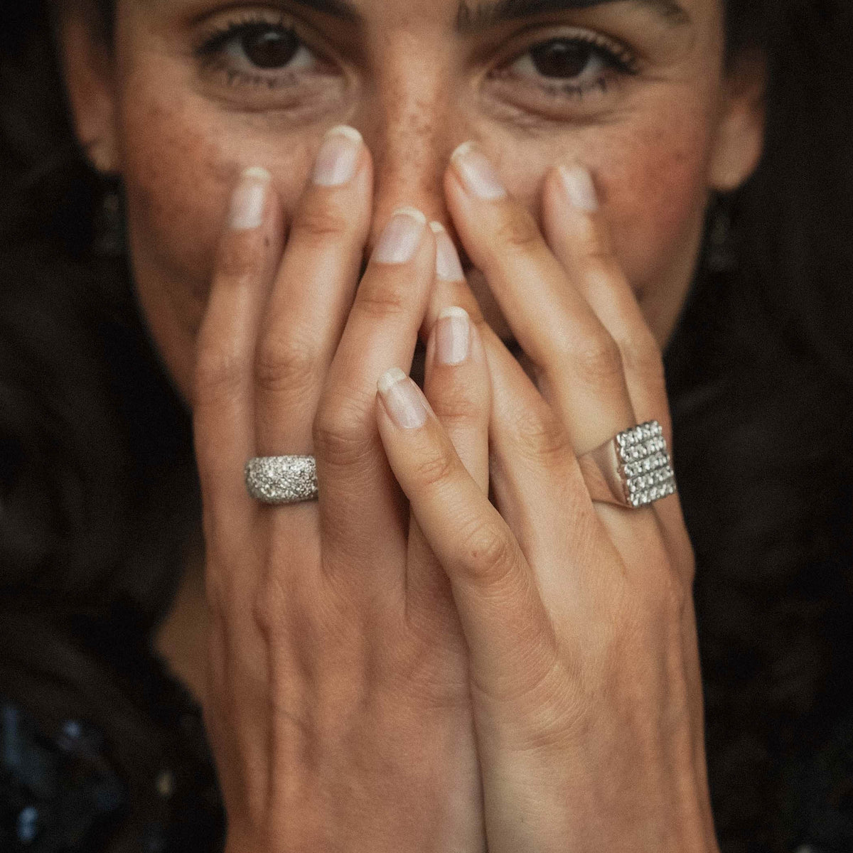 Mirelle | 14K Diamant Pave Ring - Menina Amsterdam