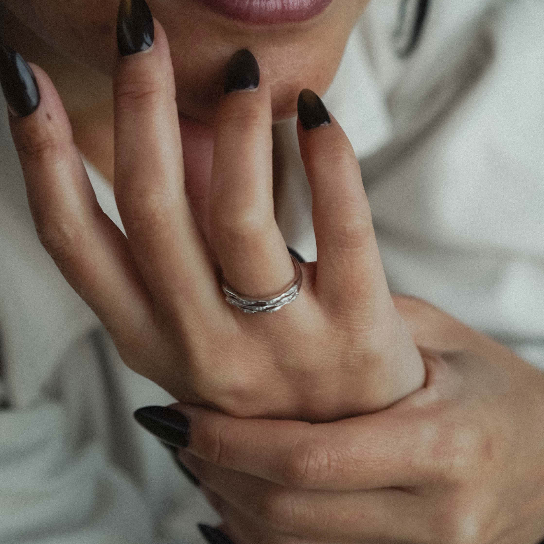 Nira | 14K Diamant Band Ring - Menina Amsterdam
