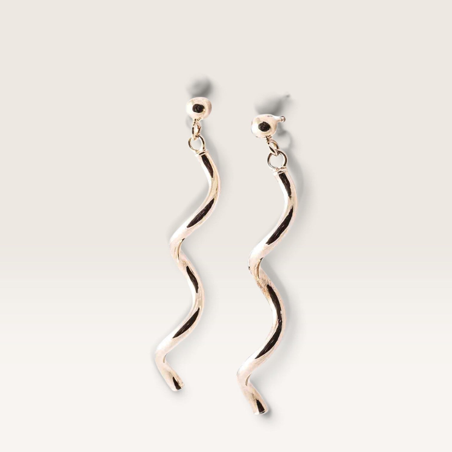 Talina | Vintage 9 Karaat Twist Oorbellen - Menina Amsterdam