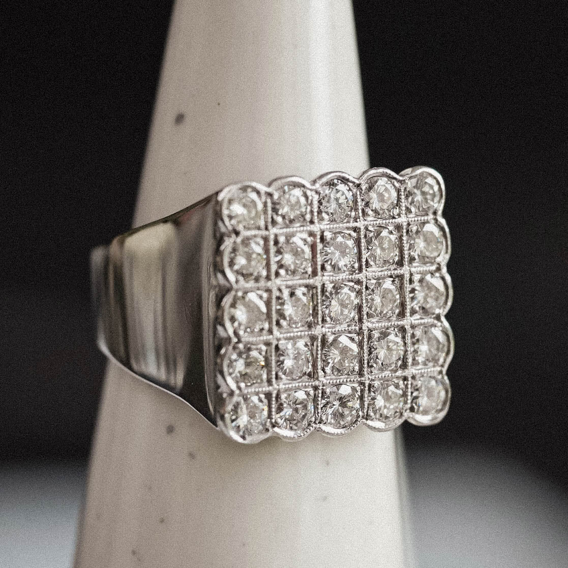 Talissa | 14K Diamant Pave Ring - Menina Amsterdam