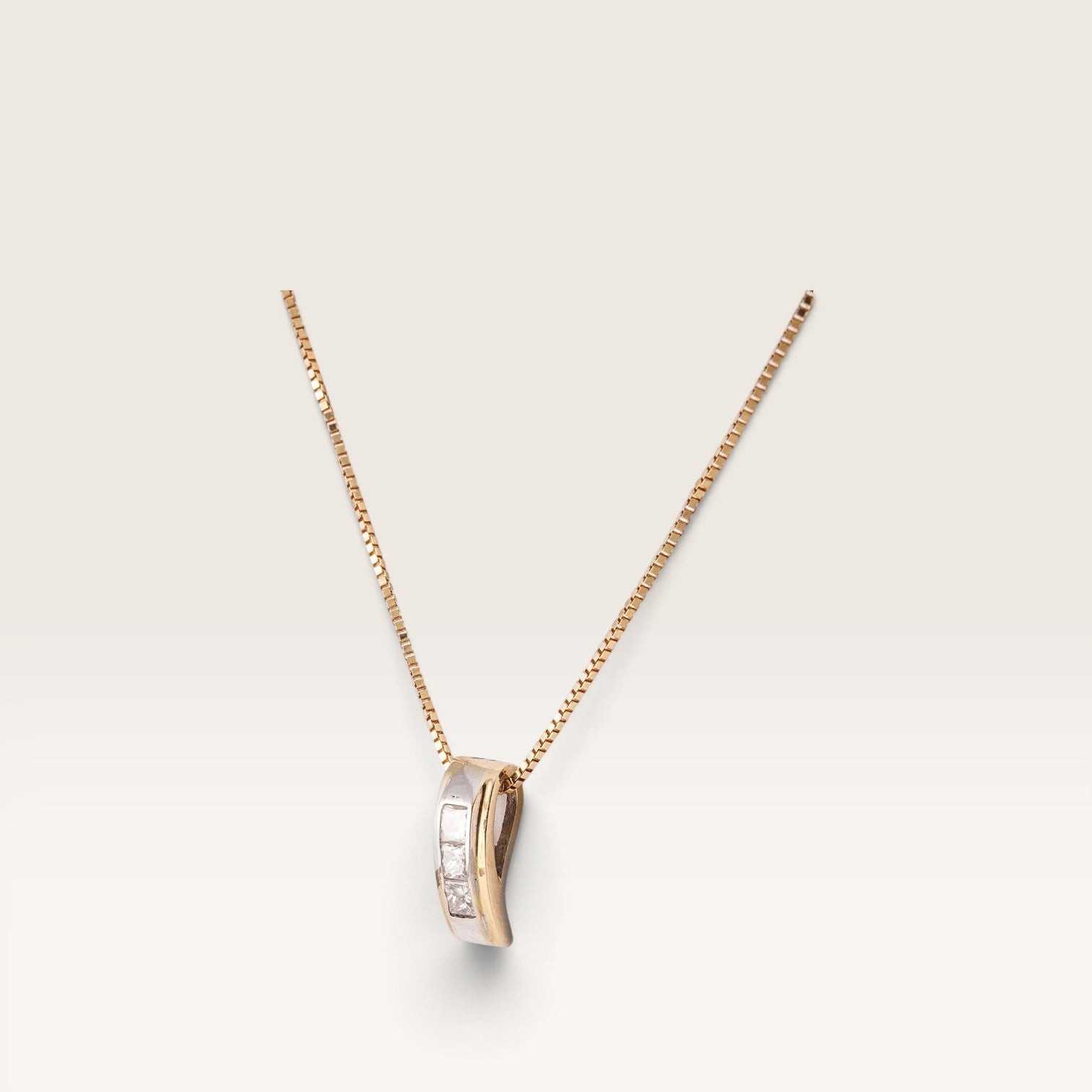 Tami | 14K Diamant Hanger - Menina Amsterdam