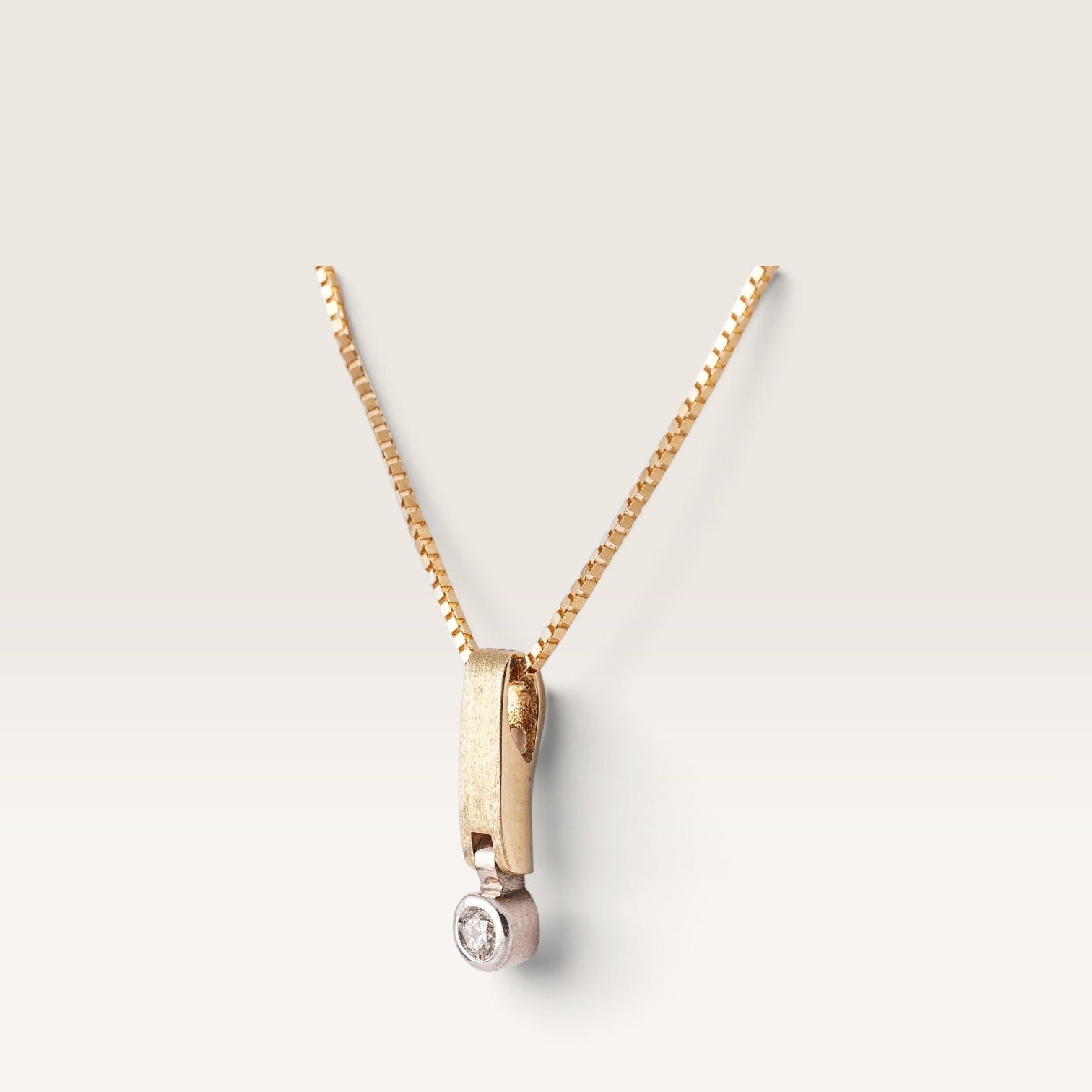 Yara | 14K Diamant Hanger - Menina Amsterdam